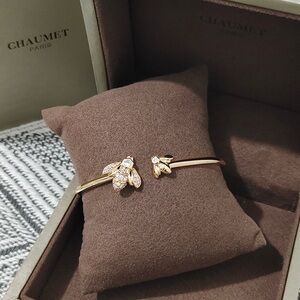 Chaumet 18K Diamond Bee Bracelet